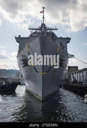 USS Germantown Operations 141114 Stockfoto