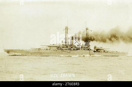 USS Idaho BB-42 der 1930er Jahre Stockfoto