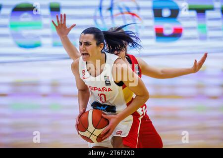 Split, Kroatien. November 2023. Andrijana Cvitkovic aus Kroatien, die am 9. November 2023 in der Gripe Sporthalle die FIBA Women's EuroBasket 2025 Qulifiers Gruppe ausgrub, Ein Spiel der 1. Runde zwischen Kroatien und Spanien. In Split, Kroatien. Foto: Zvonimir Barisin/PIXSELL Credit: Pixsell/Alamy Live News Stockfoto