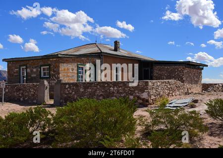 Das historische mcdonald Ranch Haus an der trinity Site in der Nähe von san antonio, New mexico Stockfoto