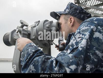 USS San Jacinto 140407 Stockfoto