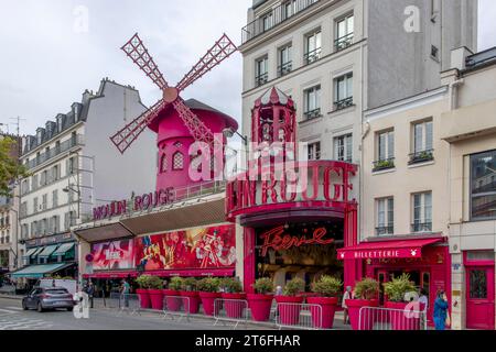 Building Variete La Machine du Moulin Rouge, Paris, Ile-de-France, Frankreich Stockfoto