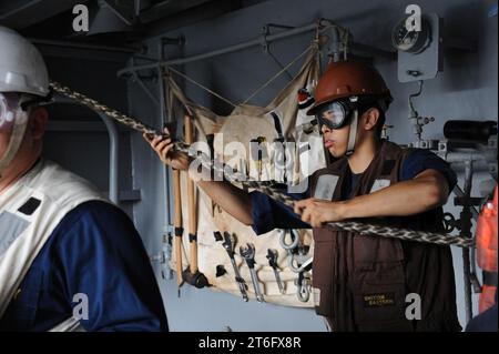 USS Theodore Roosevelt Operations 150617 Stockfoto