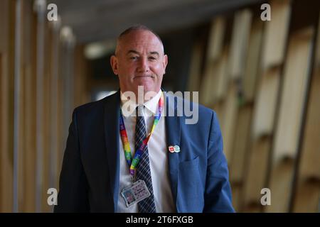 Edinburgh Scotland, UK 09 November 2023Paul McLennan MSP im schottischen Parlament. Credit sst/alamy Live News Stockfoto