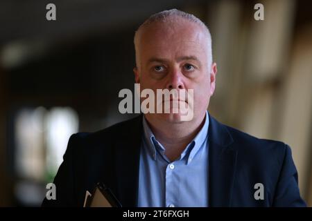 Edinburgh Scotland, UK 09 November 2023Mark Ruskell MSP im schottischen Parlament. Credit sst/alamy Live News Stockfoto