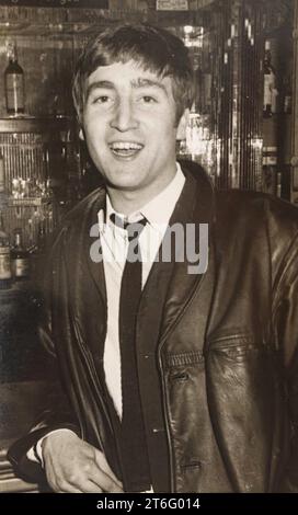 John Lennon In Southport, Lancashire, 1963 Stockfoto