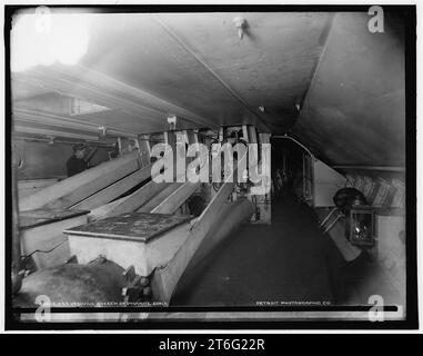 USS Vesuv Dynamit Waffenhose Stockfoto