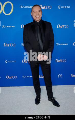 Hollywood, CA. November 2023. Chad Matthews, The OUT100 Party The Ultimate LGBTQ Celebration im NeueHouse Hollywood in Hollywood, Kalifornien am 9. November 2023. Quelle: Faye Sadou/Media Punch/Alamy Live News Stockfoto