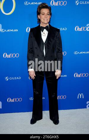 Hollywood, CA. November 2023. Brandi Carlile OUT100 Party the Ultimate LGBTQ Celebration im NeueHouse Hollywood in Hollywood, Kalifornien am 9. November 2023. Quelle: Faye Sadou/Media Punch/Alamy Live News Stockfoto