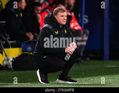 Aktenfoto vom 07.11.2023 von Newcastle-Chef Eddie Howe, der sagt, dass ihr Sieg gegen Arsenal von der Entscheidung des VAR, Anthony Gordons Tor zuzulassen, „überschattet“ wurde. Ausgabedatum: Freitag, 10. November 2023. Stockfoto