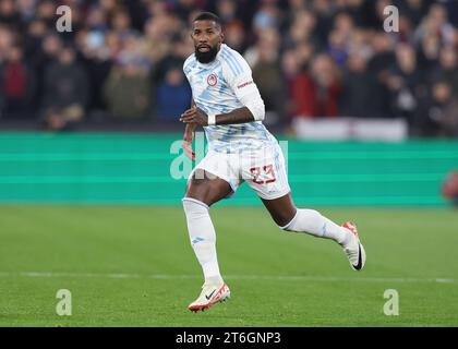 London, Großbritannien. November 2023. Rodinei von Olympiakos während des Spiels der UEFA Europa League im Londoner Stadion. Der Bildnachweis sollte lauten: Paul Terry/Sportimage Credit: Sportimage Ltd/Alamy Live News Stockfoto