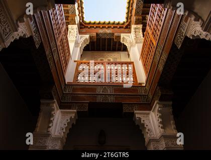 Ben Youssef Madrasa Stockfoto
