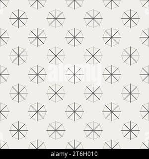 Geometrieausbildung - Farbmuster. Bildungs-Vektor-Konzept nahtloser Hintergrund Stock Vektor