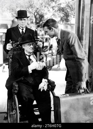 FRANK HAGNEY LIONEL BARRYMORE und JAMES STEWART in IT's A WONDERFUL LIFE 1946 Regisseur FRANK CAPRA Liberty Films / RKO Radio Pictures Stockfoto