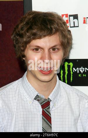 Michael Cera bei der Premiere von Dimension Films „Youth in Revolt“. Ankunft im Mann Chinese 6 Theatre in Hollywood, CA, 6. Januar 2010. Foto: Joseph Martinez / Picturelux Stockfoto