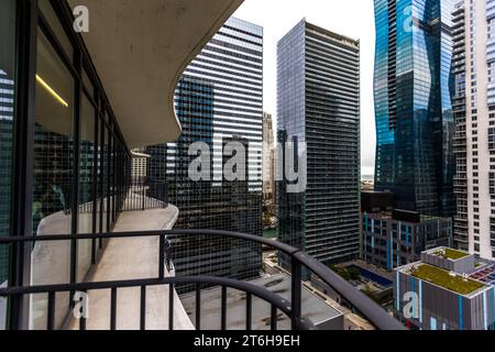 Radisson Blu Aqua Hotel, Chicago, Usa Stockfoto