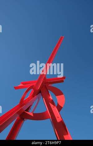 Orion Outdoor-Skulptur von Mark di Severo auf dem Campus der University of Michigan, Ann Arbor Michigan USA Stockfoto