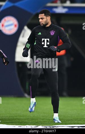 MÜNCHEN, 8. NOVEMBER: Serge Gnabry von Bayern München während des UEFA Champions League-Spiels zwischen dem FC Bayern München und Galatasaray A.S. in A Stockfoto