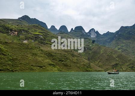 Der Fluss Ma Pi Leng in Vietnam Stockfoto
