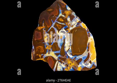 Detail des Opale-Mineralgesteins aus Australien Stockfoto