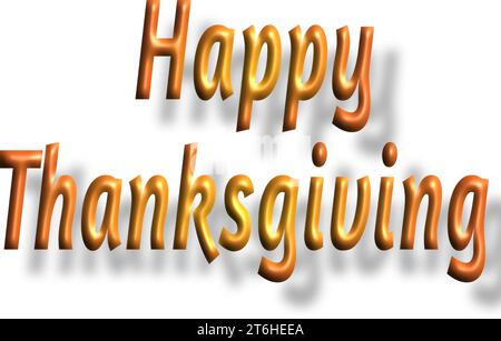 Alles Gute an Thanksgiving, Herbstkürbis - toll für Website, E-Mail, Grußkarte, Präsentation, Postkarte, Buch, T-Shirt, Sweatshirt, Aufkleber, Buch, GIF Stock Vektor