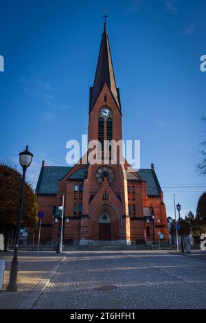 VAR Frelsers Kirche in Haugesund, Norwegen Stockfoto