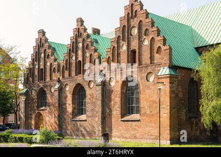 Dänemark, Jütland, Aarhus, vor Frue Kirke (Kirche unserer Lieben Frau), Blick von Süden Stockfoto