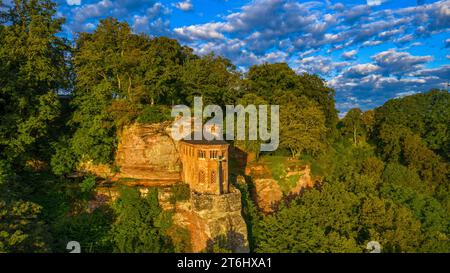 Eremitage mit Grabkapelle für Johann von Luxemburg im Stadtteil Kastel, Kastel-Staadt, Saar, Saartal, Naturpark Saar-Hunsrück, Saargau, Rheinland-Pfalz, Deutschland Stockfoto