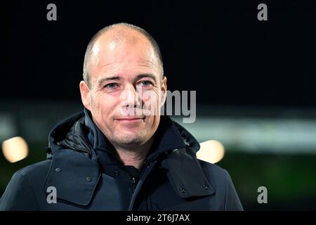 SITTARD - Fortuna Sittard Trainer Danny Buijs vor dem niederländischen Eredivisie-Spiel zwischen Fortuna Sittard und Heracles Almelo im Fortuna Sittard Stadium am 10. November 2023 in Sittard, Niederlande. ANP GERRIT VAN KÖLN Stockfoto