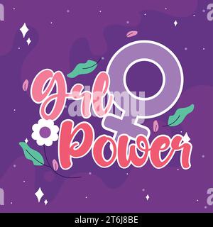 Isoliertes Frauensymbol mit Text Happy Women Day Poster Vektor Stock Vektor