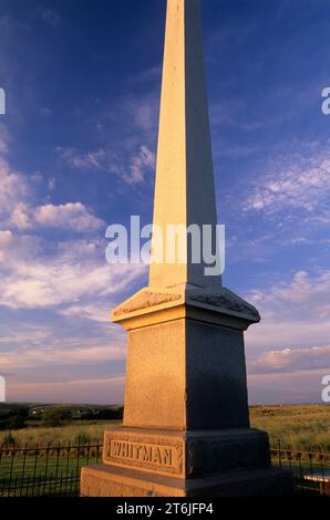 Whitman Memorial, Whitman Mission National Historic Site, Washington Stockfoto