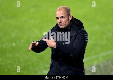 SITTARD - Fortuna Sittard Trainer Danny Buijs während des niederländischen Eredivisie-Spiels zwischen Fortuna Sittard und Heracles Almelo im Fortuna Sittard Stadium am 10. November 2023 in Sittard, Niederlande. ANP GERRIT VAN KÖLN Stockfoto