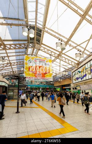 Tokio, Japan - 6. Oktober 2023: Bahnhof Tokio Ueno der Japan Rail JR East in Tokio, Japan. Stockfoto