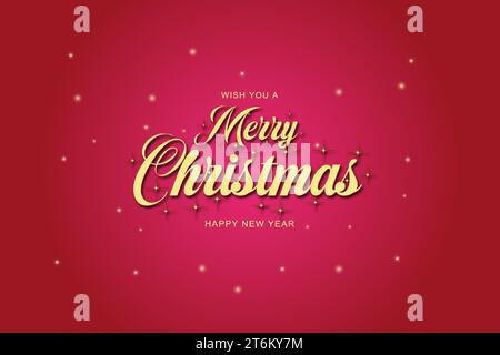 Editierbarer Premium-Texteffekt für Weihnachten 3D Stock Vektor