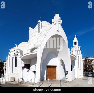 Die Kirche St. Jeanne d'Arc, eine römisch-katholische Kirche in Nizza, Frankreich Stockfoto