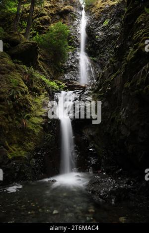 Lupin Falls Vancouver Island Kanada Stockfoto