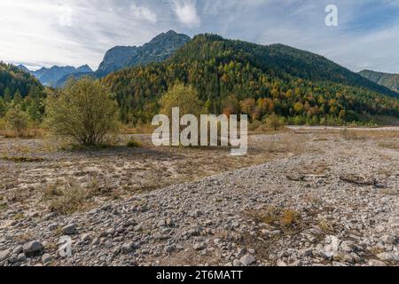 Rissbachtal, Naturschutzgebiet Karwendel, Alpen, Tirol, Österreich, Europa, Stockfoto