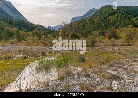 Rissbachtal, Naturschutzgebiet Karwendel, Alpen, Tirol, Österreich, Europa, Stockfoto