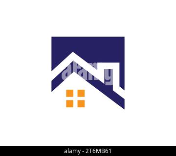 Vektorvorlage für das Home-Logo Stock Vektor
