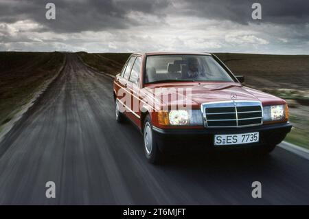 1982 Mercedes-Benz 190E in Spanien Stockfoto