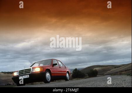 1982 Mercedes-Benz 190E in Spanien Stockfoto