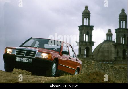 1982 Mercedes-Benz 190E in Spanien Stockfoto