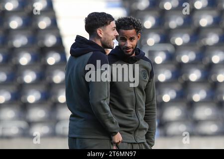 Barry Cotter #17 von Barnsley kommt während des Spiels Derby County gegen Barnsley in der Sky Bet League 1 am 11. November 2023 im Pride Park Stadium, Derby, Großbritannien (Foto: Alfie Cosgrove/News Images) in Derby, Großbritannien am 11. November 2023. (Foto: Alfie Cosgrove/News Images/SIPA USA) Stockfoto