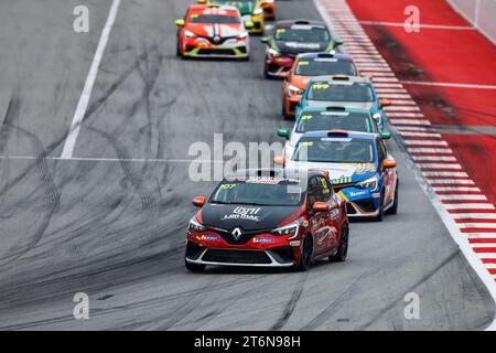 107 RICCIARINI Cristian, ITA, ESSECORSE ITA, Clio Cup Serie, Action während der 13. Runde des Clio Cup Europe 2023, vom 10. Bis 12. November 2023 auf dem Circuit de Barcelona-Catalunya, in Montmelo, Spanien - Foto Xavi Bonilla / DPPI Stockfoto