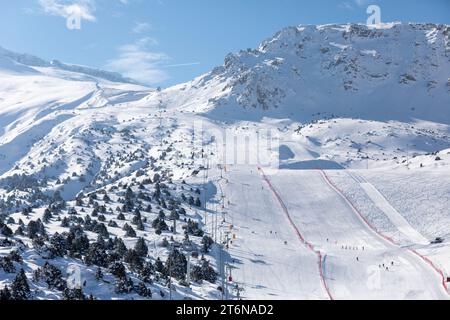 Blick Auf Das Skigebiet Ergan, Erzincan, Türkei Stockfoto