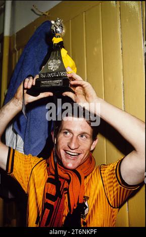 Wölfe feiern den Sieg der 3. Division bei Molineux 1989. Andy Mutch Stockfoto