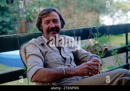 Persönlichkeit. George Negus. Australischer Journalist und Fernsehmoderator. Foto 1983. Stockfoto