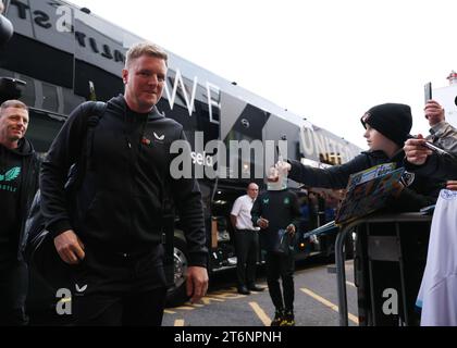 Bournemouth, England, 11. November 2023. Eddie Howe, Manager von Newcastle United, kommt vor dem Spiel der Premier League im Vitality Stadium in Bournemouth an. Der Bildnachweis sollte lauten: Paul Terry / Sportimage Stockfoto