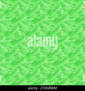 Aquarellgrün abstraktes nahtloses Muster für Hintergrunddesign-Illustrationen von Frühling, Ostern, St. Patrick, grünem Gras, Sommergrün. Stockfoto