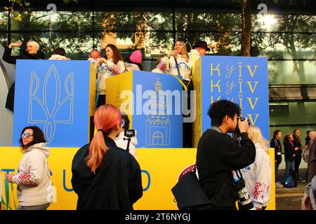 London, Großbritannien. November 2023. Die diesjährige Lord Mayor's Show für den neuen Lord Mayor, Michael Mainelli, zeigte eine drei Meilen lange Parade mit über 7.000 Personen und 150 Wagen. Quelle: Aldercy Carling/Alamy Live News Stockfoto
